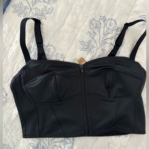 SKIMS Black bustier size M